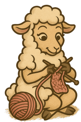 Sheep Knitting